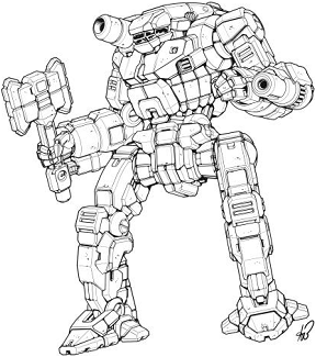 Axman AXM-2N line art