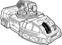 Tufana Hovercraft line art