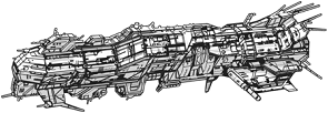 Stefan Amaris BattleShip line art