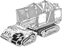 Savior Repair Vehicle line art