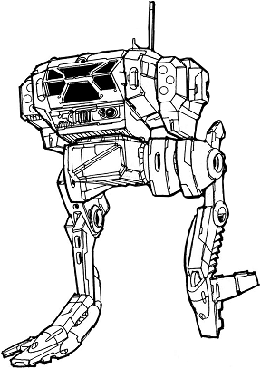 Strider SR1-OD line art