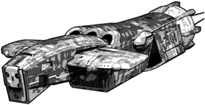 Titan Monitor line art