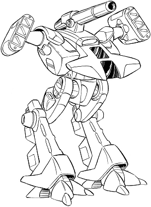 Locust IIC 5 line art