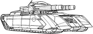 Zhukov Heavy Tank line art