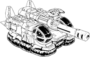 SM Tank Destroyer SM1A line art