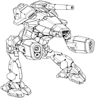 Marauder IIC line art
