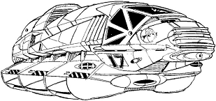 Centipede Scout Car line art