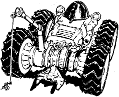 Hesiod Utility Vehicle line art
