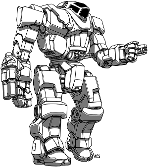 Sarissa MN1-D line art