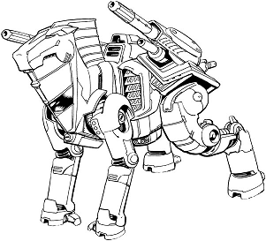 Balius U line art