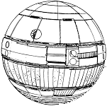 Capitol System Defense Station line art