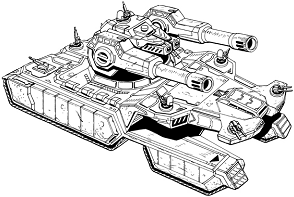 Destrier Siege Vehicle line art
