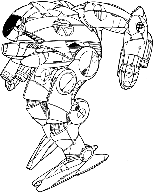 Cestus CTS-7A line art