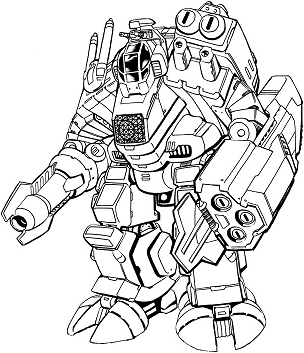 Patriot PKM-2C line art