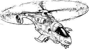SOAR VTOL line art